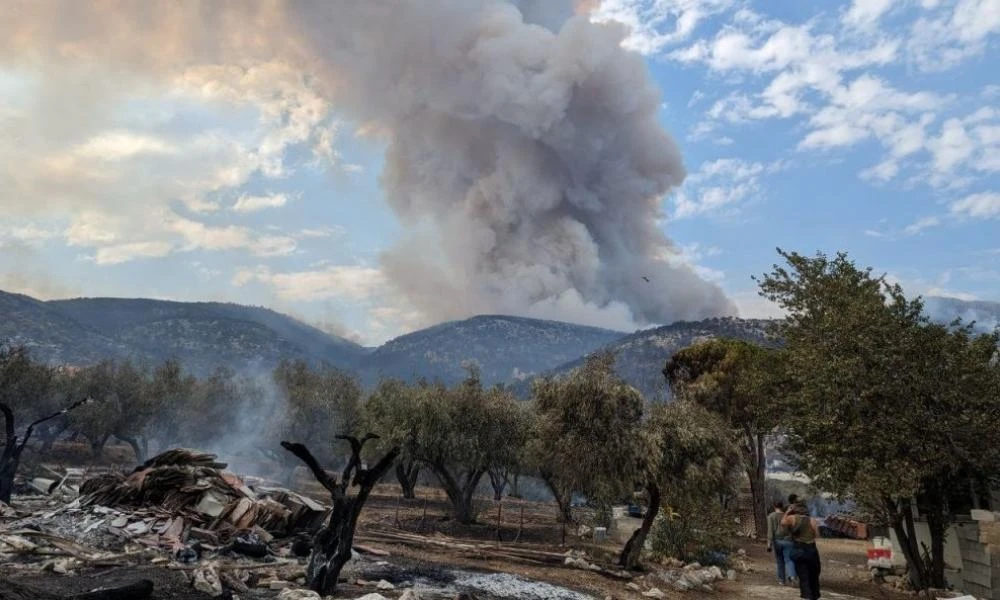 Πυρκαγιά στην Πάρνηθα: Χωρίς ενεργό μέτωπο - Εντοπίστηκε η εστία της - Από έκρηξη ξεκίνησε, λένε αυτόπτες μάρτυρες (βίντεο)